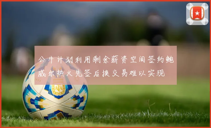 公牛计划利用剩余薪资空间签约鲍威尔热火先签后换交易难以实现